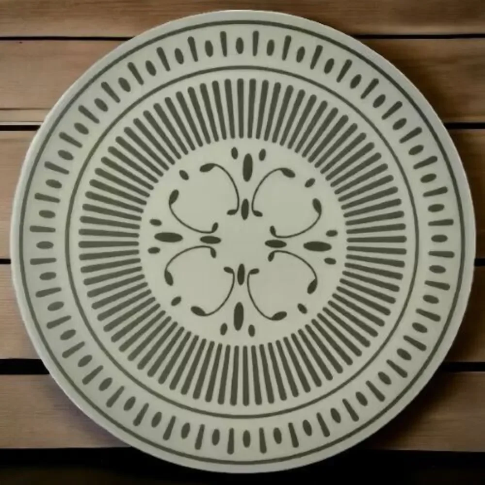 IKEA TUVIRIS Place mat Gray-Green/Patterned Plastic 14‎ ½ 